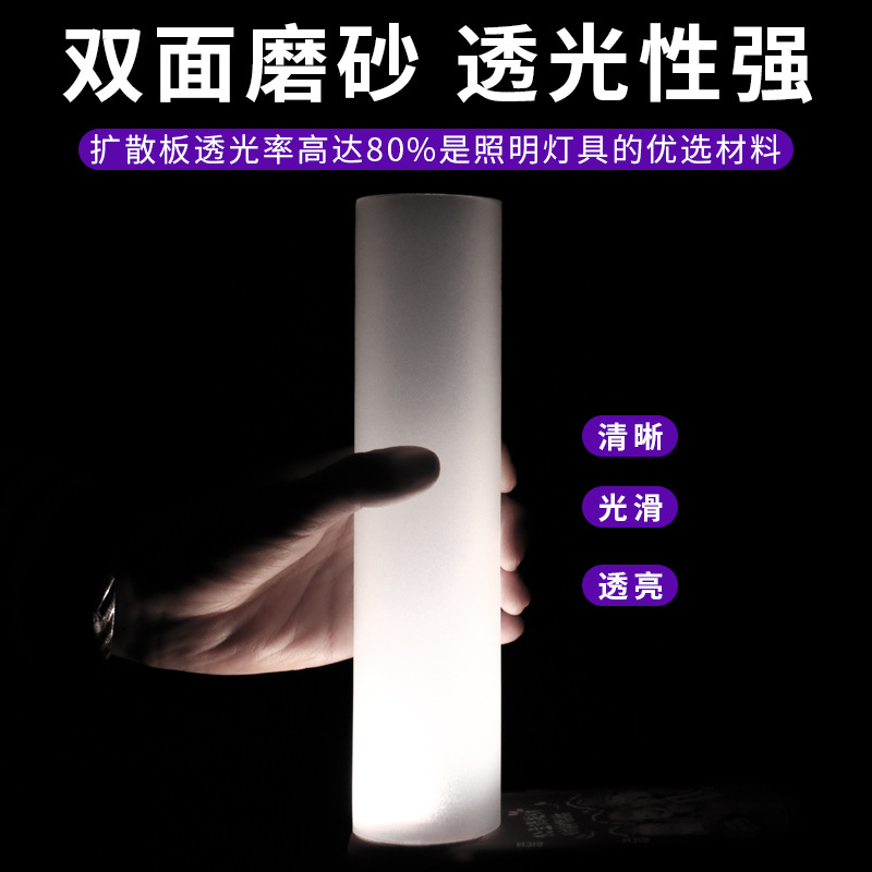 pp board, frosted semi-transparent plastic sheet, hard film, pvc board, high-transparency background layer baffle, can be cut details Picture