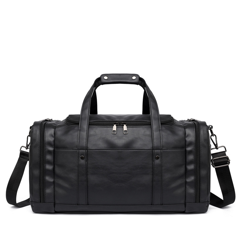 New short-distance travel bag, trendy men's single-shoulder crossbody bag, large-capacity handbag, outdoor fitness bag, storage luggage bag Item Picture