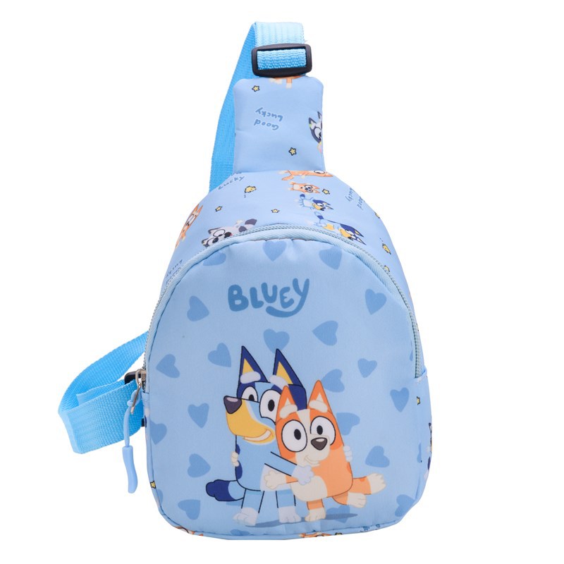 New children's bags, cartoon coin bags for boys and girls, outdoor trendy crossbody bags, and casual chest bags for kindergarten babies Item Picture