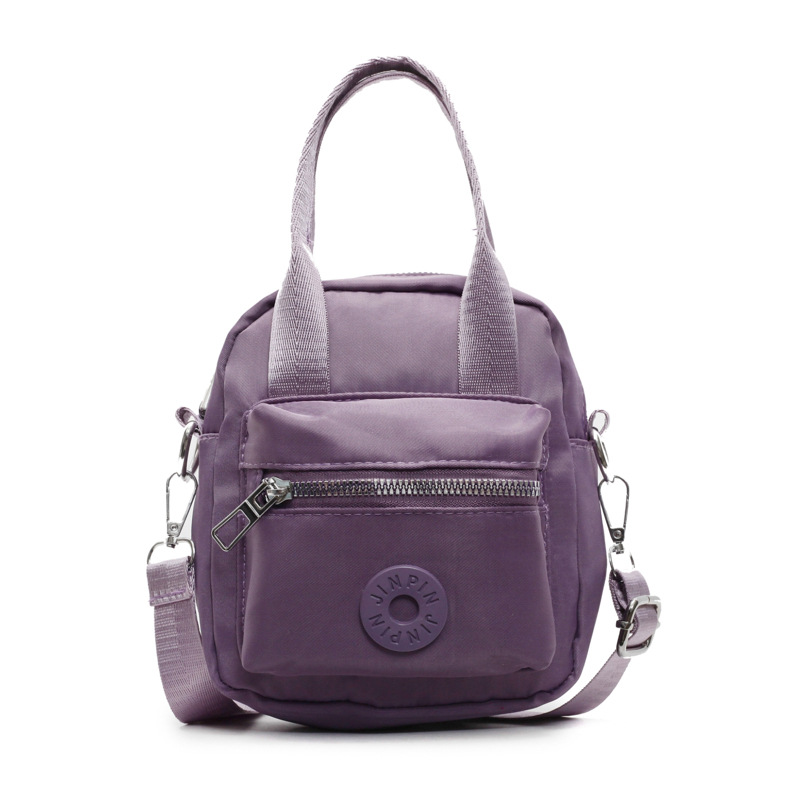 Ladies' mini handbag, fashionable and trendy single-shoulder bag, lightweight and waterproof nylon fabric bag, phone bag, crossbody bag Item Picture