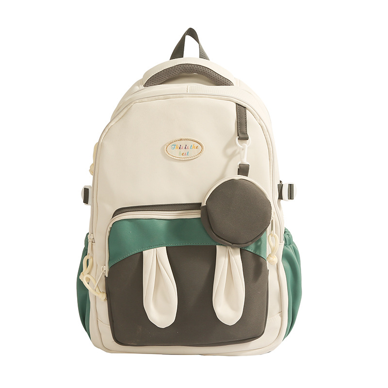 The travel rabbit is cute and has a high level of appearance. It's a new style of ear-ear backpack for girls and children. It's a cartoon backpack for girls and students Item Picture