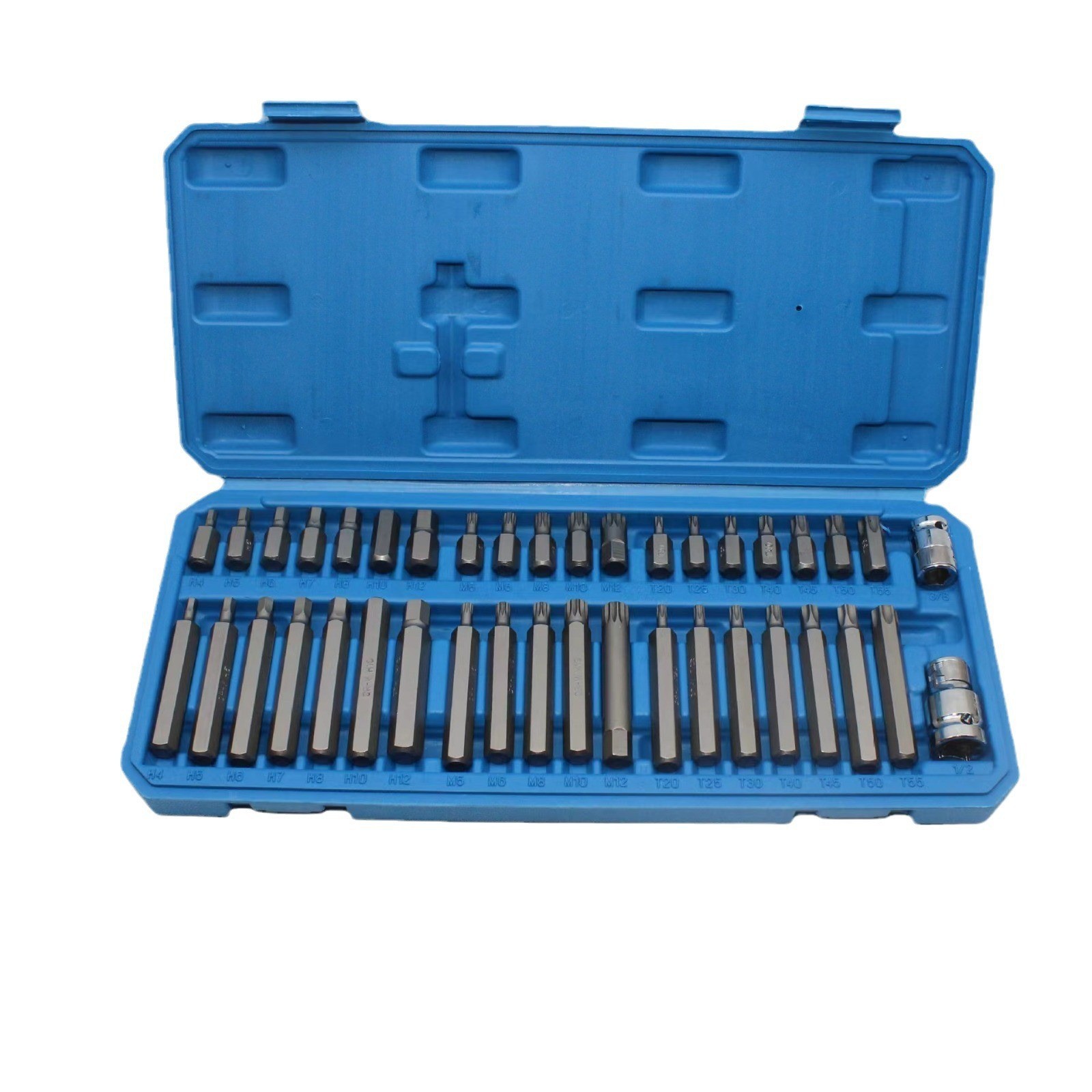 KT Star Screwdriver Set 40-piece set, Hexagon Socket screwdriver head auto repair tool, Star and Flower Screwdriver set 40 screwdriver heads Item Picture