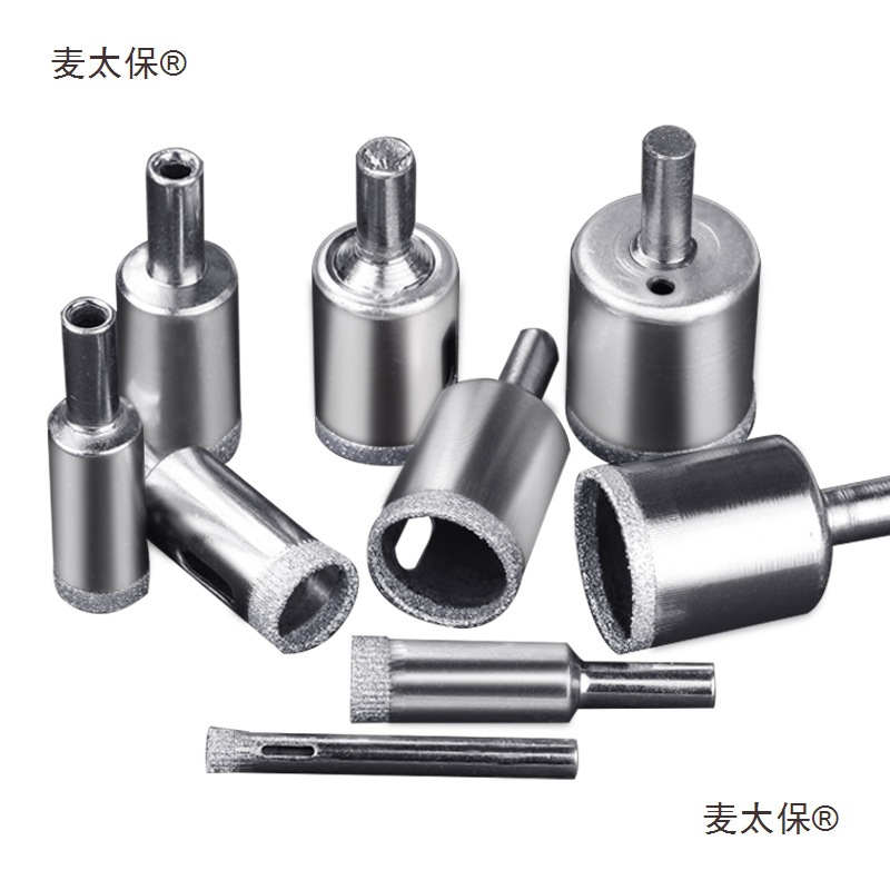 Glass hole drill, drill bit for drilling tiles, marble-specific hole drill, round tile hole drill, divine Mai Taibao details Picture