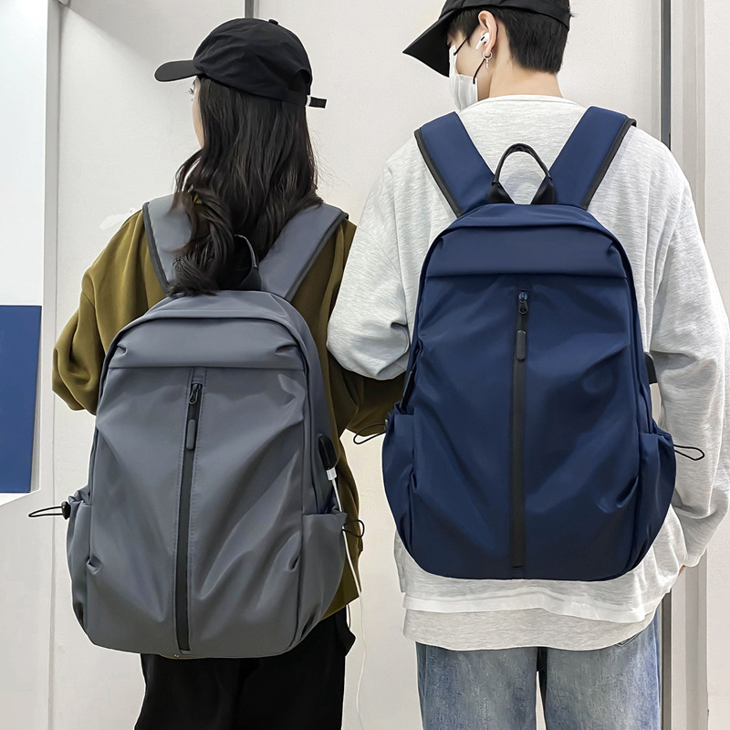 Wholesale of new high-quality backpacks for college students, business USB computer backpacks, men's leisure travel bags details Picture