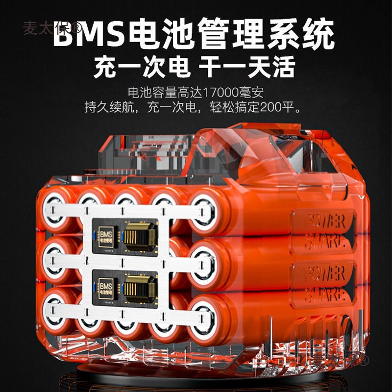 Imported lithium battery lawn mower, small household lawn mower, high-power multi-functional lithium battery orchard agricultural hoe, Taibao Application Scenario