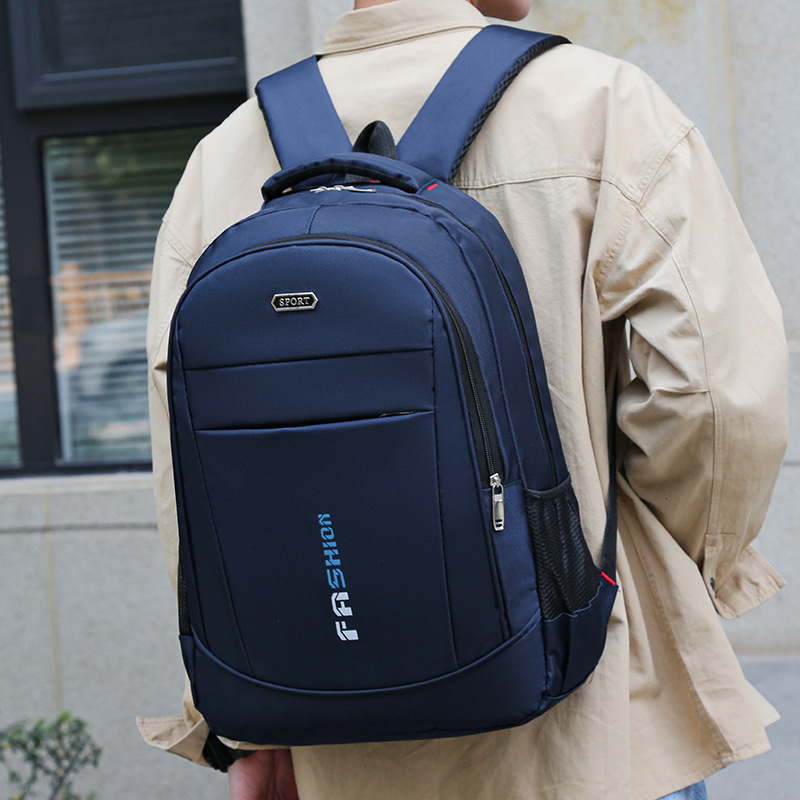 New Oxford cloth backpacks for foreign trade, men's business computer bags, outdoor travel bags, and school bags for high school and college students Application Scenario