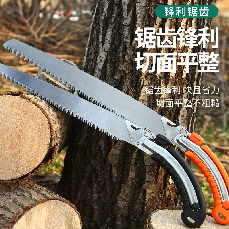 Cross-border 350 replaceable curved saw, handsaw, fruit tree saw, woodworking saw, outdoor camping, pruning, logging, hand saw, garden Application Scenario