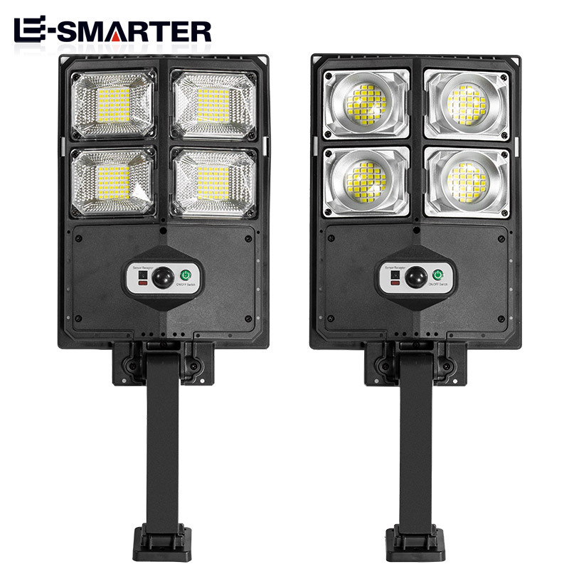 Cross-border LED high-intensity small street lamps, double-row street lamps, solar garden lamps, sensor street lamps, outdoor lighting street lamps Specification drawing
