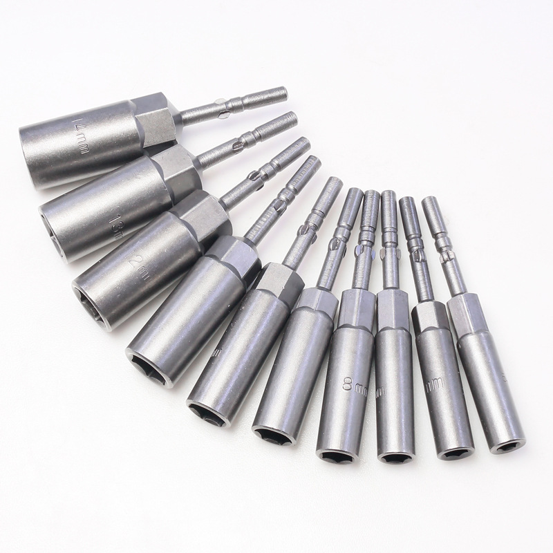 CR-V deepening electric screwdriver socket 801/802 electric screw hex socket head Hex stud quick wrench Item Picture