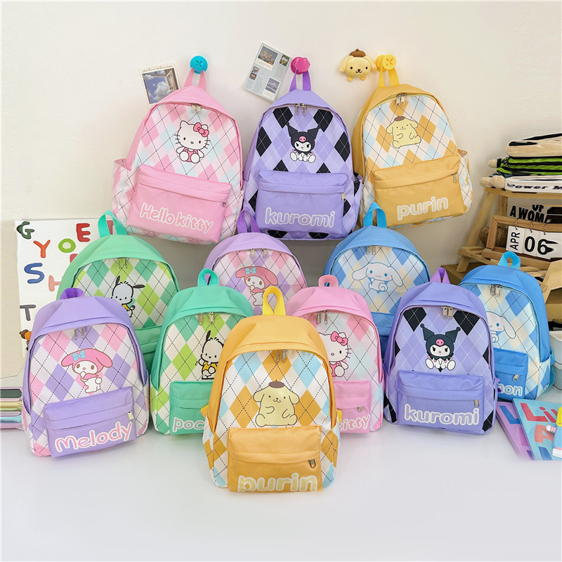 The new printed children's backpack is simple, cartoon and animated. It's a lightweight and cute cartoon children's backpack full figure