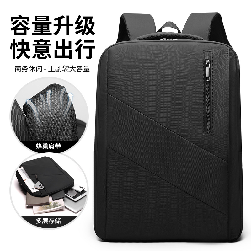 Factory-customized men's backpacks, fashionable travel women's backpacks, high-quality waterproof computer bags, and lightweight commuting schoolbags details Picture