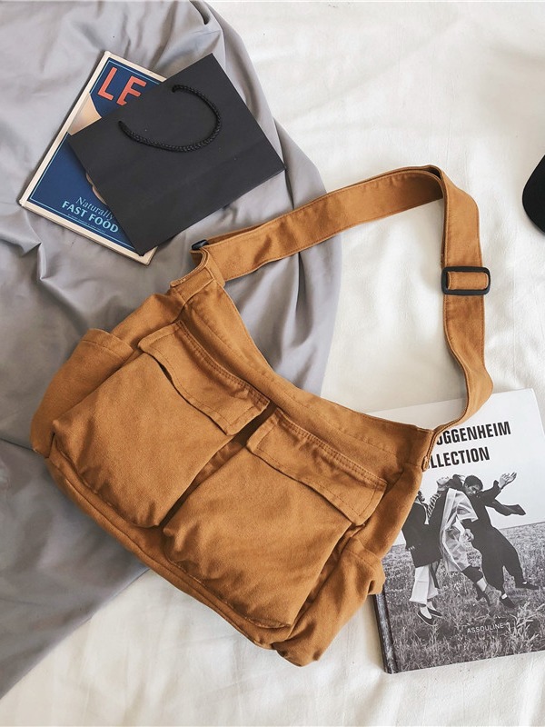 Special offer wholesale crossbody bags, women's artistic youth single-shoulder bags, ins large-capacity work canvas bags, college student backpacks Application Scenario