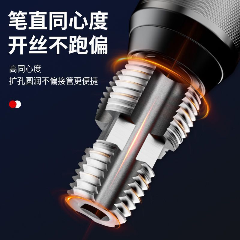 A new type of 4-inch, 6-inch pipe thread opener and threading power tool for water pipe repair, a household power tool undefined