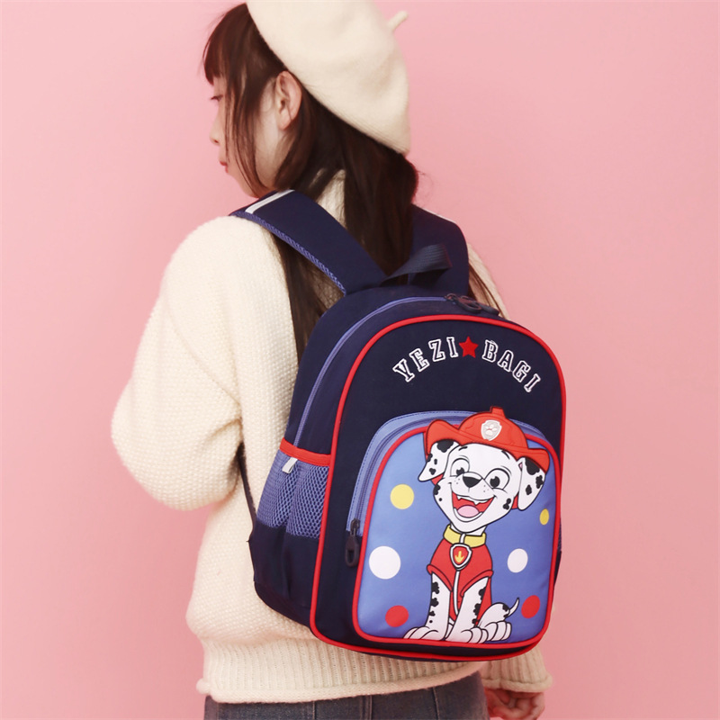 2024 New lightweight Paw Patrol puppy cute backpack for boys and girls in kindergartens, high-quality macarons full figure