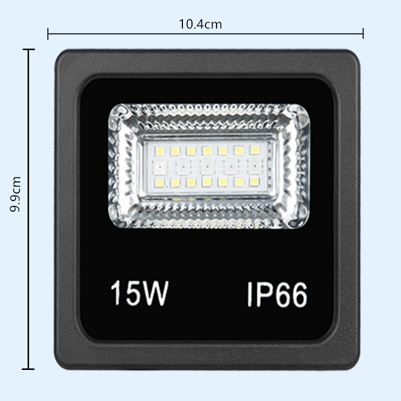 Cross-border supply of 15W Bluetooth floodlights, app floodlights, outdoor courtyard advertising, villa stage Bluetooth floodlights details Picture
