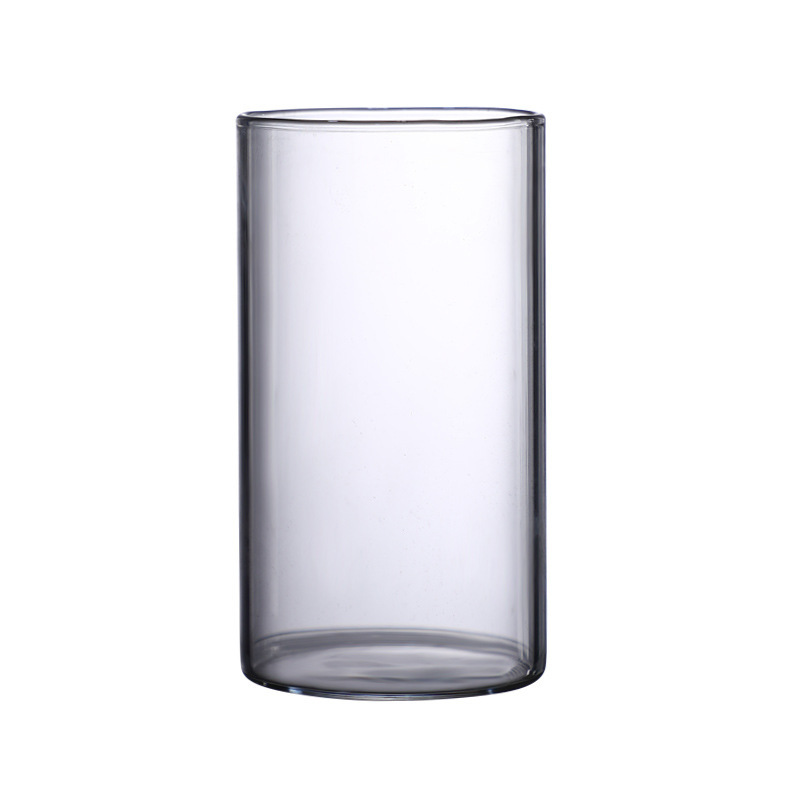 High borosilicate glass hydroponic plant bottle, indoor desktop small flowerpot, moss ecological bottle, straight tube flower arrangement vase Item Picture