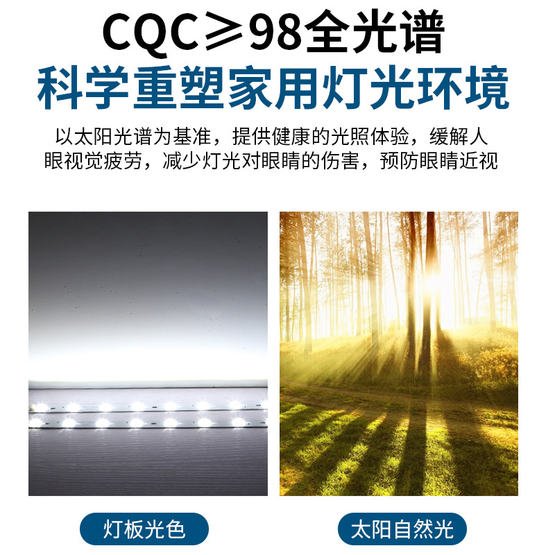 Imported Puri full-spectrum LED light source, white neutral light replaces ceiling lamp core, ultra-bright light strip, home eye-protecting Application Scenario