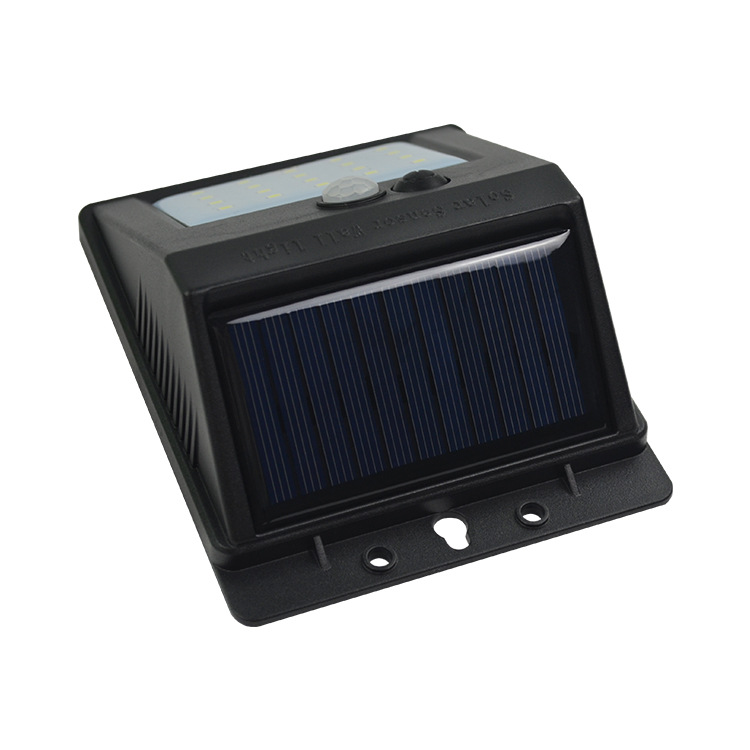 Solar human-sensing wall lamps, outdoor garden and courtyard lamps, new rural waterproof outdoor fence wall lamp manufacturers details Picture