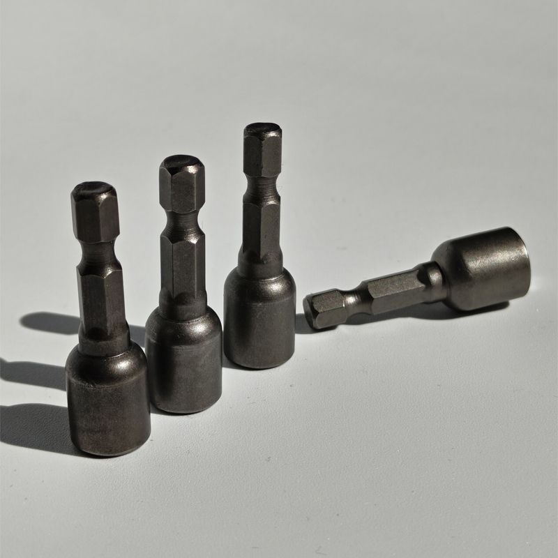 Magnetic sleeve extended hexagon socket strong magnetic sleeve head pneumatic electric magnetic hexagon socket bit details Picture