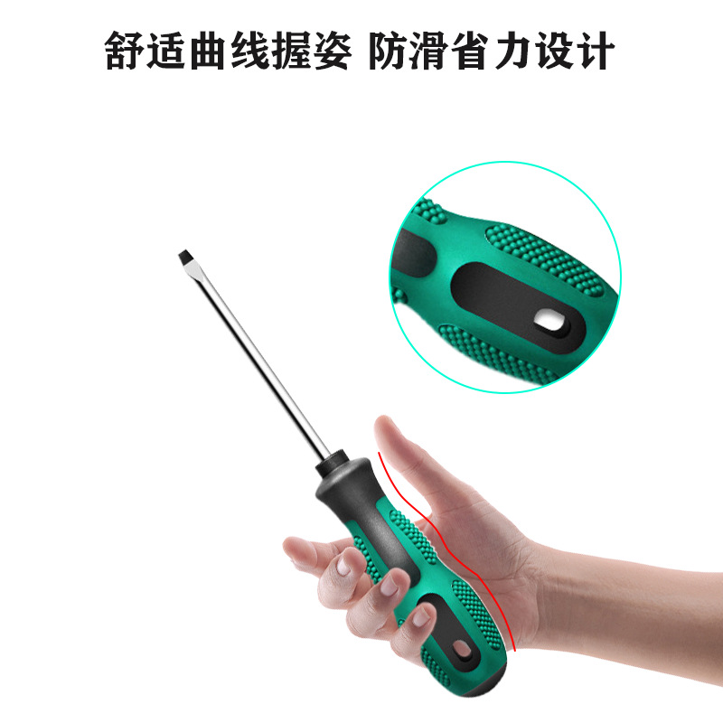 Cross-head screwdriver, magnetic screwdriver set, household screwdriver, alloy steel screwdriver Specification drawing