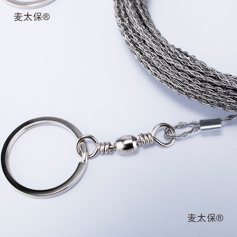 Wire saw, hand-pulled wire saw, outdoor survival saw, stainless steel hand saw, multi-functional chain saw, cutting water wheat, Taibao Application Scenario
