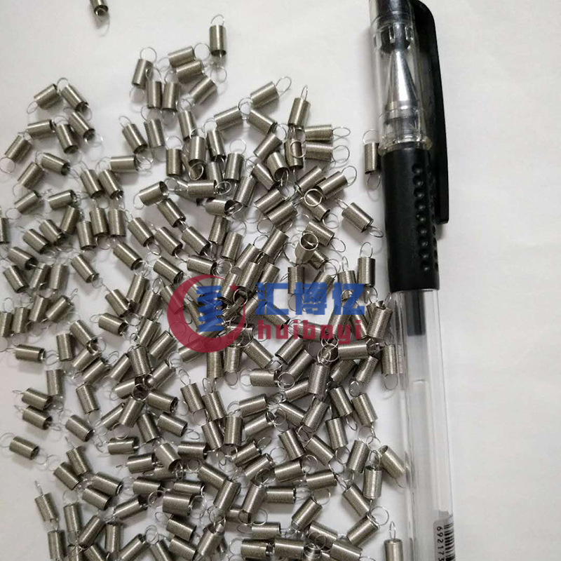 Tension spring with hook, electrical toys, 0.1-16mm precision small double hook, tension spring source manufacturer details Picture