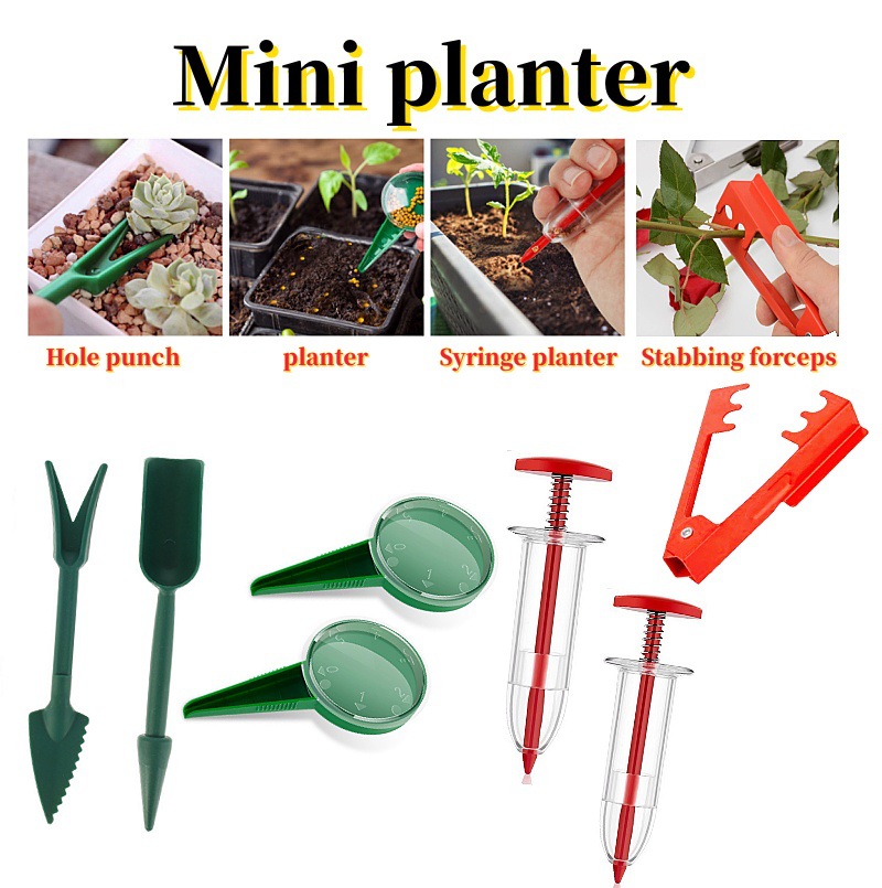 Cross-border gardening set tools, seeders, seeders, succulent pot transplanting tools, pruning pliers, garden tool covers full figure