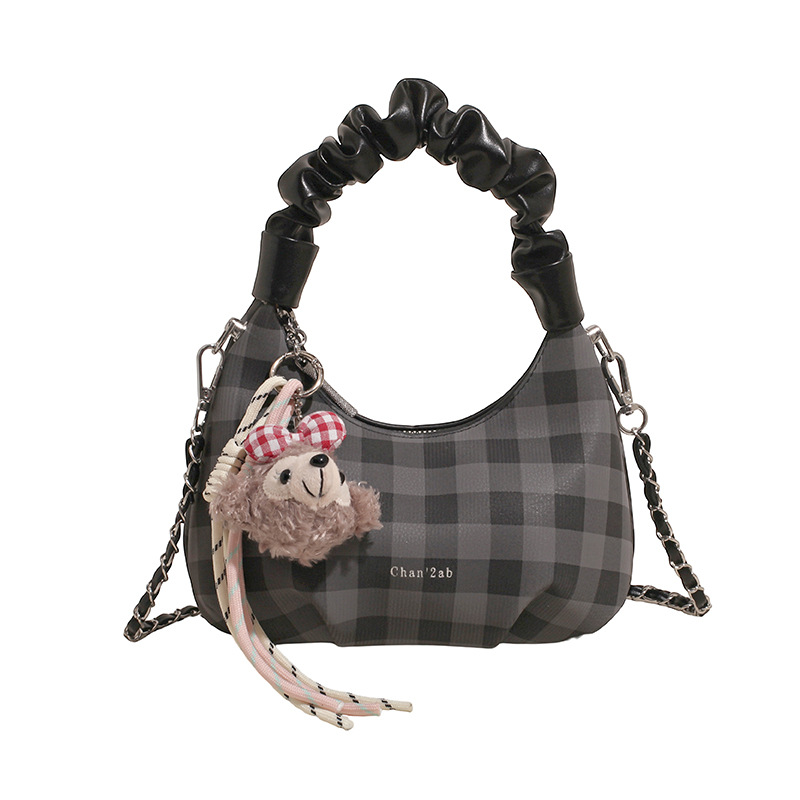Niche pleated handbag, stylish chain bag, 2025 new style, trendy and versatile shoulder bag, high-end crossbody bag for women Item Picture
