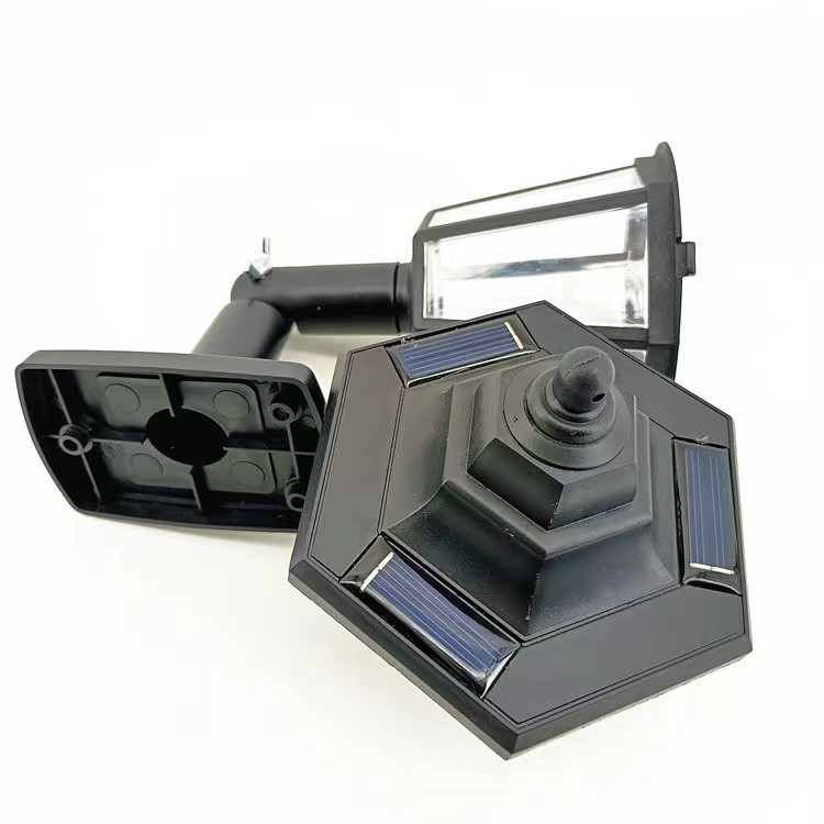 E-commerce cross-border solar hexagonal wall lamps, court lamps, garden lamps, outdoor light-controlled new-style villa decorative lamps manufacturer Application Scenario