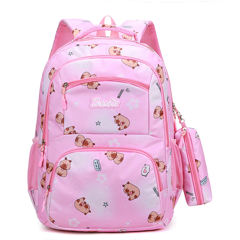 The new cartoon cute backpack is fresh and sweet. It is a large capacity schoolbag for primary and secondary school students Item Picture
