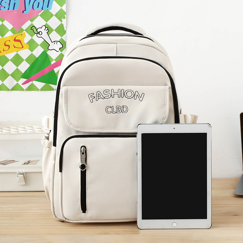 High-appearance-level backpack for women, 2024 new versatile large-capacity backpack for high school and junior high school students, and a computer bag for men Specification drawing