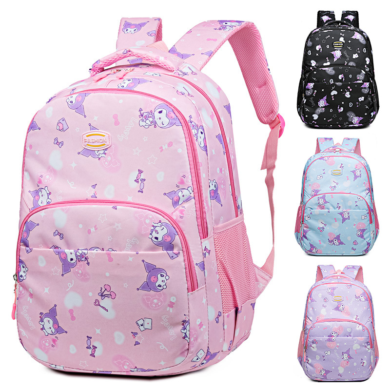Wholesale new type of girls' backpacks for grades 1-6, large-capacity primary school bags, sweet, cute, light and casual full figure