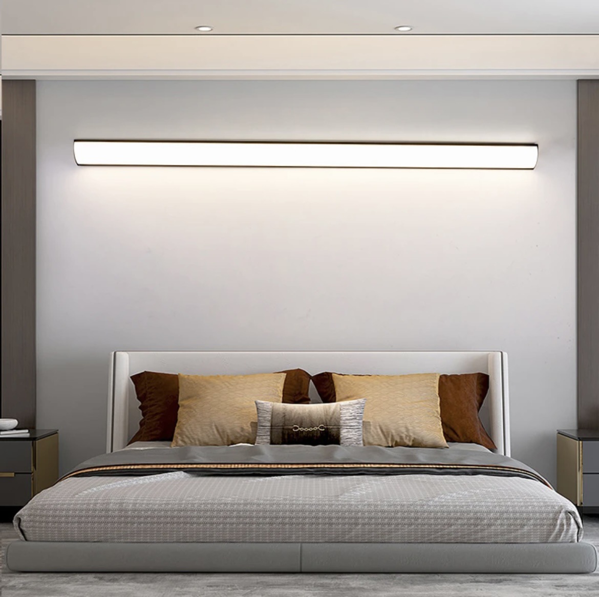 Simple wall lamps, outdoor waterproof wall lamps, corner lamps, garden lamps, outdoor led wall lamps for balconies, terraces and sunrooms Application Scenario