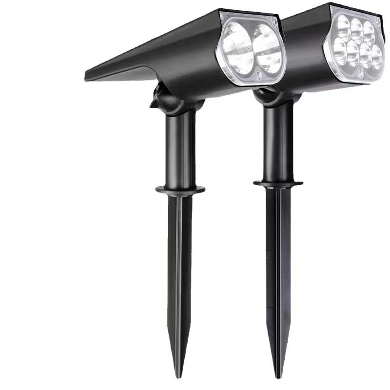 Solar LED garden lights, outdoor waterproof lawn, villa garden decoration, atmosphere landscape, ground insertion garden lights full figure