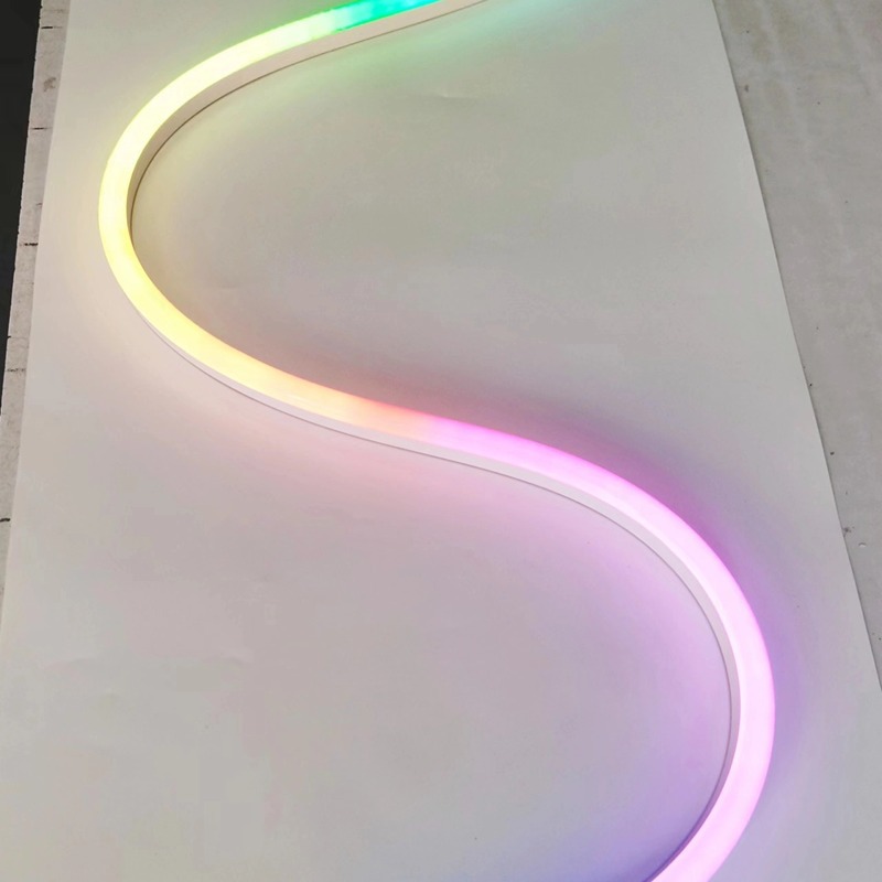 Outdoor waterproof light strip side-emitting iridescent DMX512RGBW light strip programmable horse-running iridescent neon light strip 12 Specification drawing
