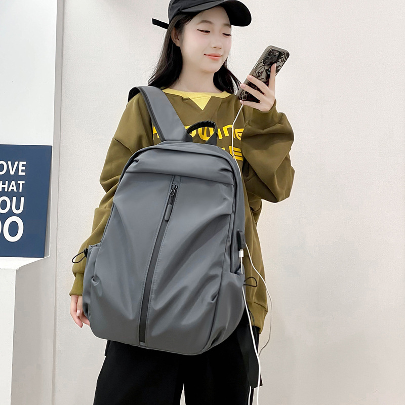Wholesale of new high-quality backpacks for college students, business USB computer backpacks, men's leisure travel bags Specification drawing
