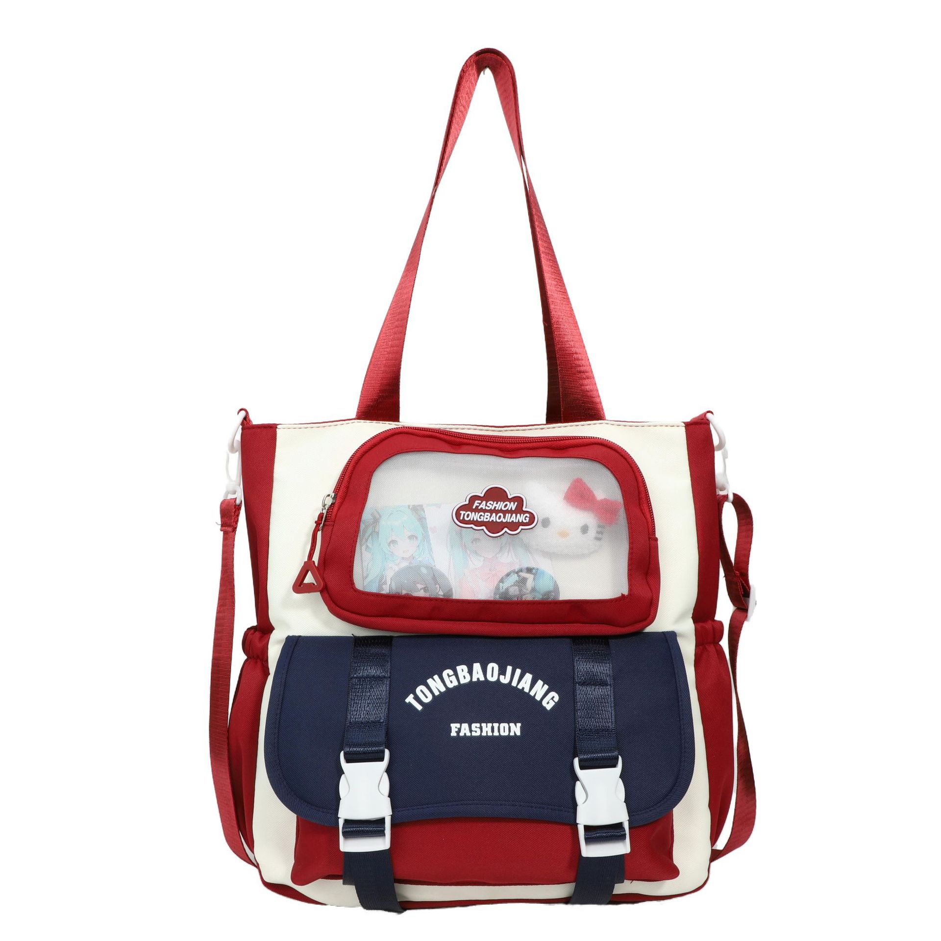 The new Korean version of the multi-color single-shoulder bag for women is a versatile tutorial bag. It can be carried by primary school students to class and by college students when they go out Item Picture