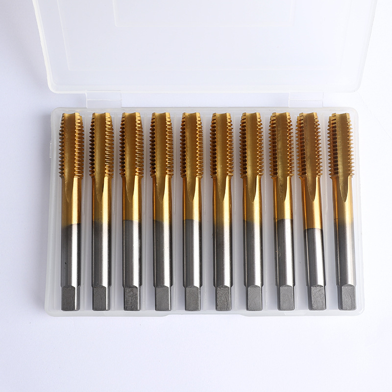 Wholesale of various models of straight groove taps for high-speed steel through holes on the tap machine details Picture
