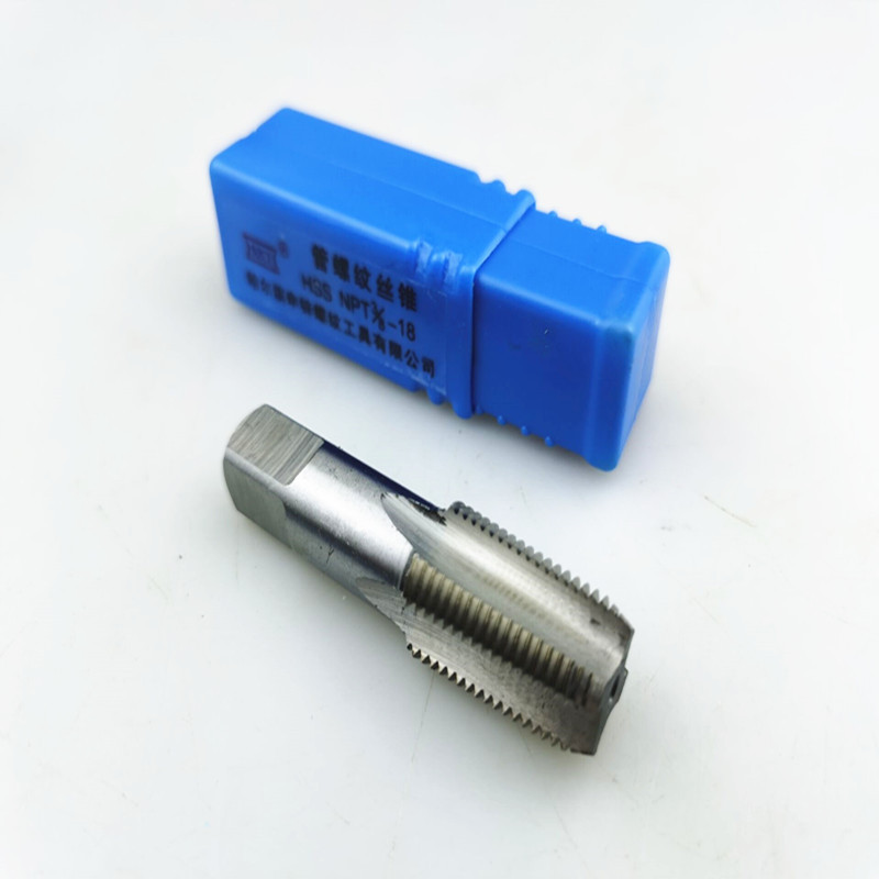 <SXT> Pipe thread tap W6542 high-speed steel Taper NPT PT RC RP Water pipe tap manufacturer Specification drawing