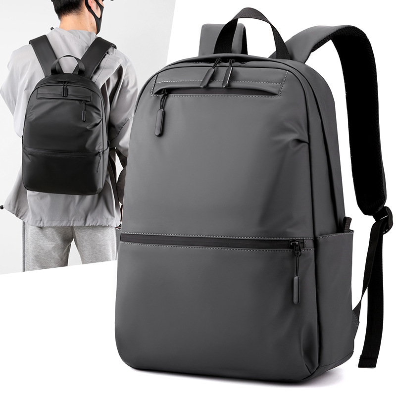 Wholesale new men's backpacks for foreign trade: lightweight, fashionable, casual, large-capacity business computer backpacks details Picture