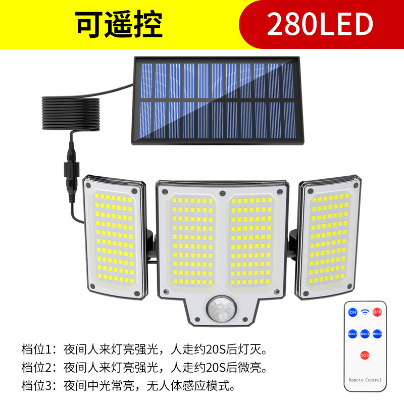 Solar outdoor lamps, human-sensing household garden lamps, new outdoor lighting solar led street lamps Application Scenario