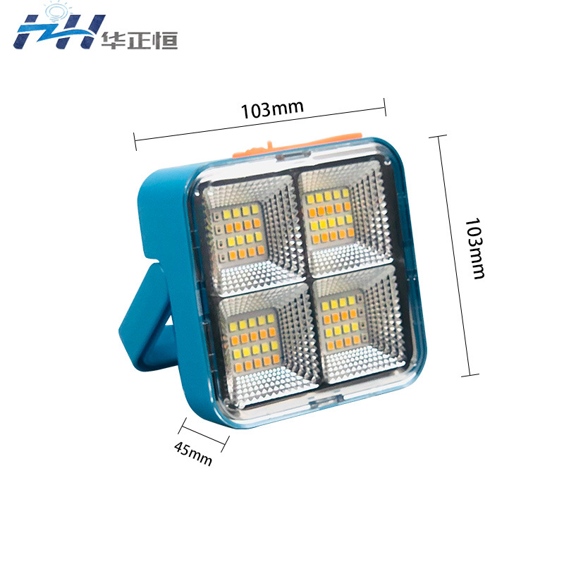 Mini portable solar night light, rechargeable portable solar outdoor light, hand-held light, multi-functional Specification drawing