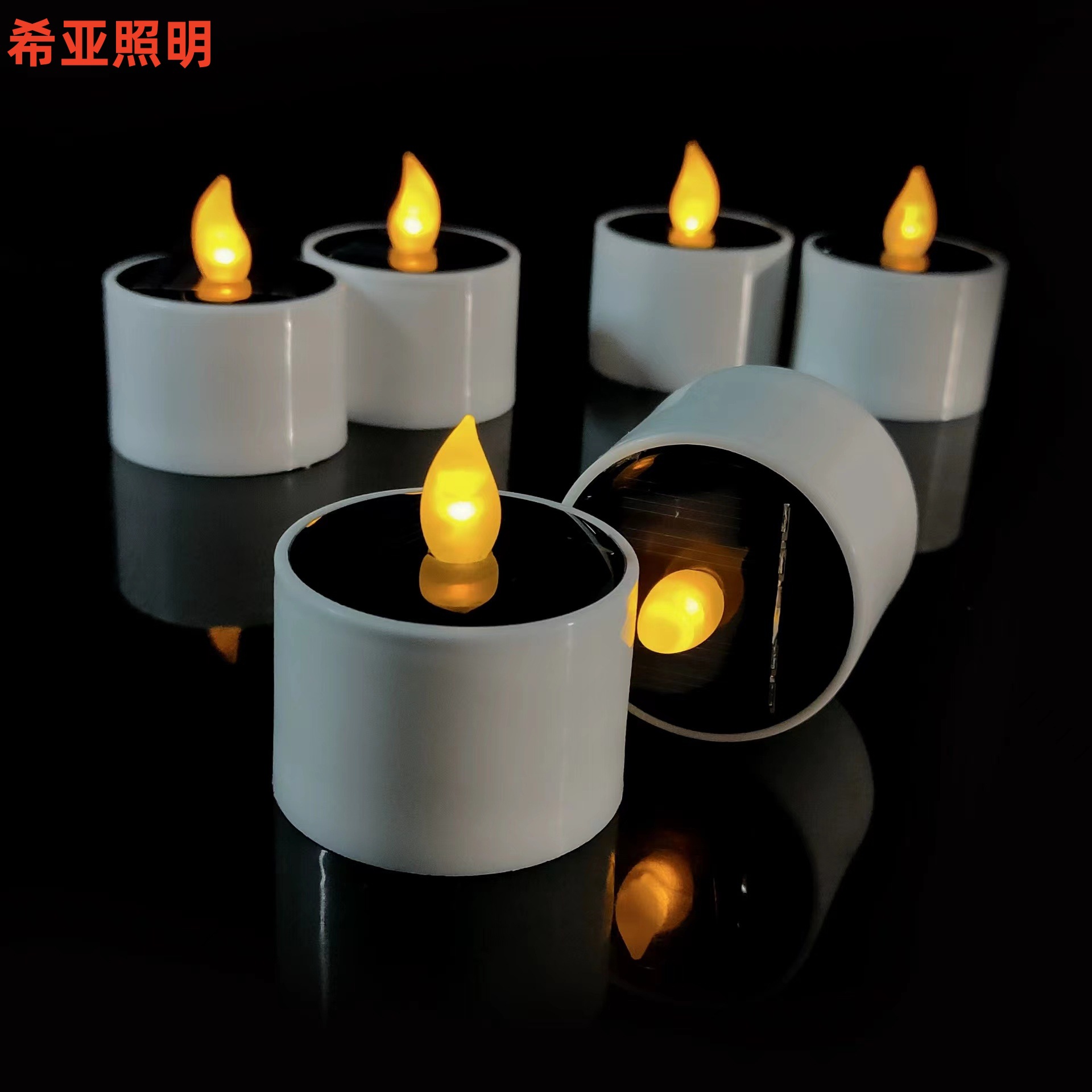 In-stock solar lights, outdoor garden lights, candle lights, waterproof night lights, garden sensor lights, ambient lights, camping lights Specification drawing