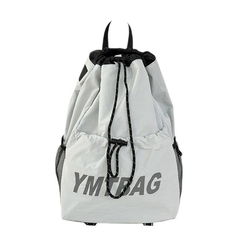 Korean-style outdoor sports, mountain climbing and travel, niche lightweight backpack, drawstring opening, simple and casual student backpack for women Item Picture