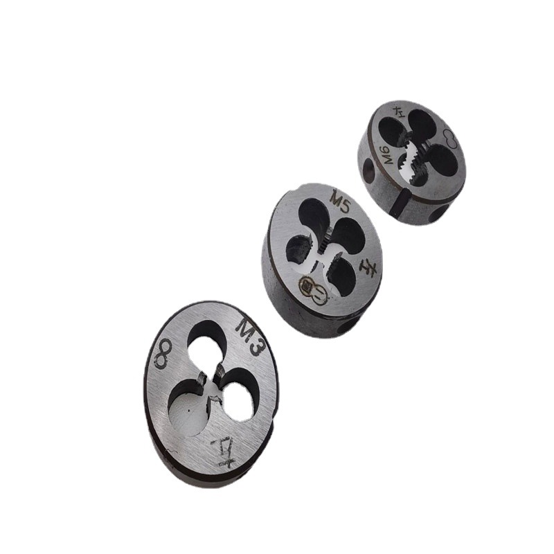 Wholesale of Hangzhou two-turn thread left round die reverse thread tool steel, left twist die, coarse and fine threads M3-M52 6g Item Picture