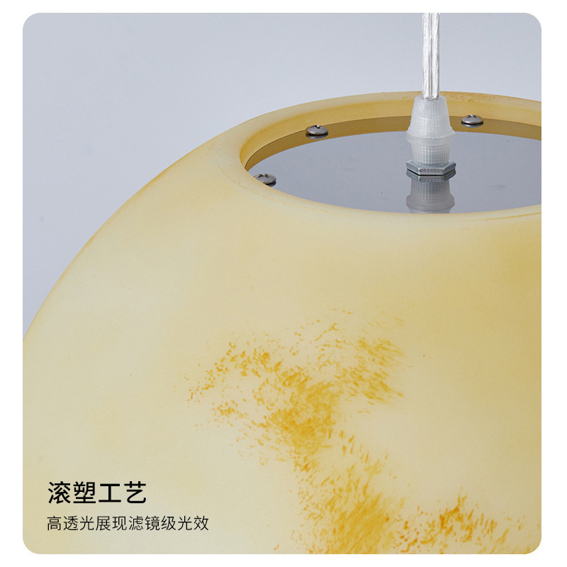 Outdoor moon lamps, courtyard garden atmosphere hanging tree chandeliers, scenic area sales office decorative landscape lamps, waterproof moon lamps details Picture