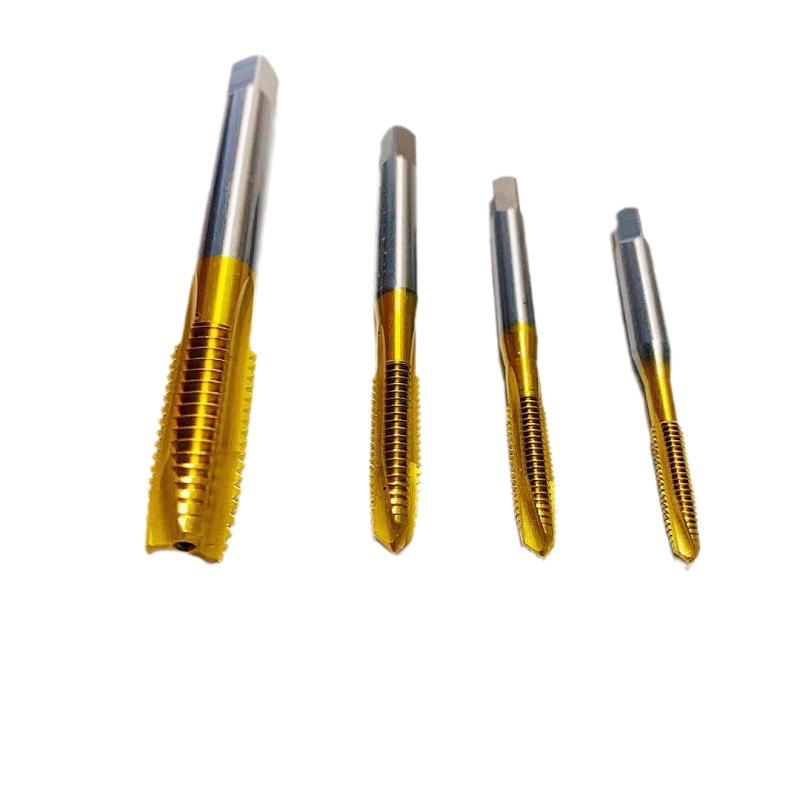 BEST Titanium-coated tip taps M4, M5, M6, thread tip bevel cutting machines, 1/4-20 US standard Item Picture