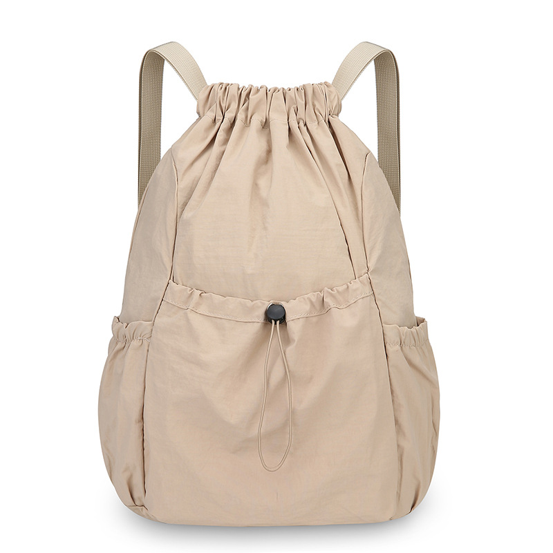 New simple and waterproof backpack, large-capacity high school and college student schoolbag, multi-functional, lightweight and casual folding backpack Item Picture