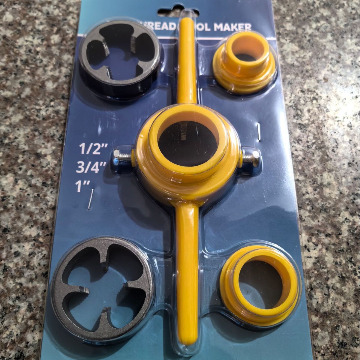 In stock: 6-piece set of water pipe threading machine, thread plastic pipe, water pipe threading manual wrench set Application Scenario
