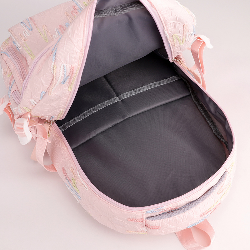 Korean version large-capacity backpack, high appearance level, cute and sweet backpack, female junior high school and college student backpack in various sizes Application Scenario